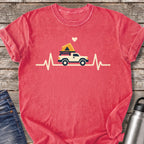 Rooftop Tent Heartbeat T-Shirt — Watermelon