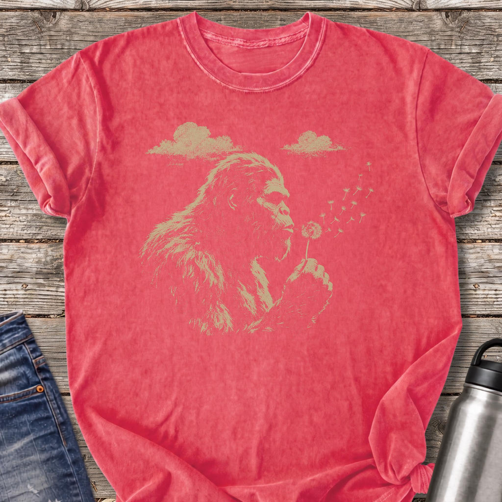 Bigfoot Makes A Wish T-Shirt — Watermelon