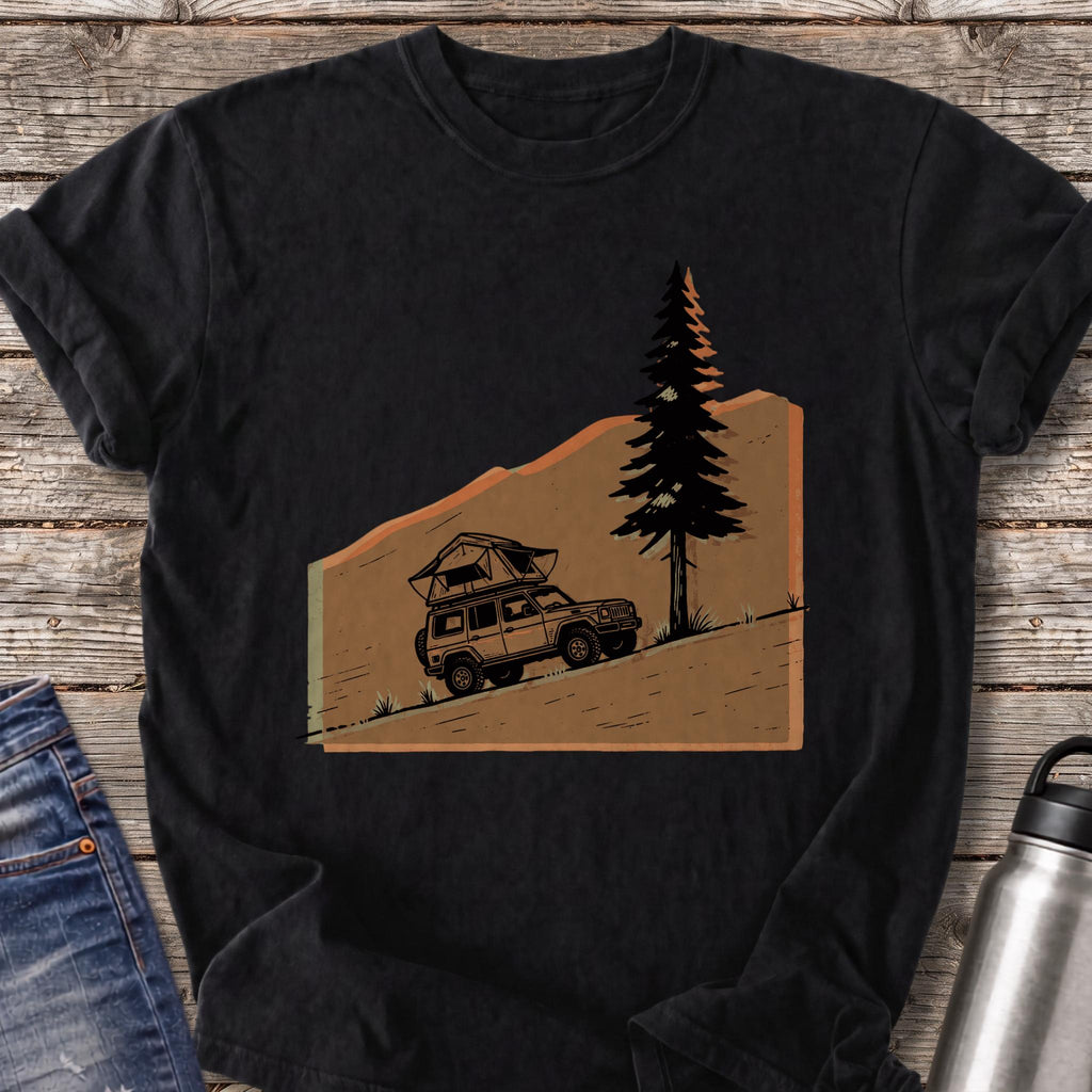 Lone Pine Canyon T-Shirt — Black