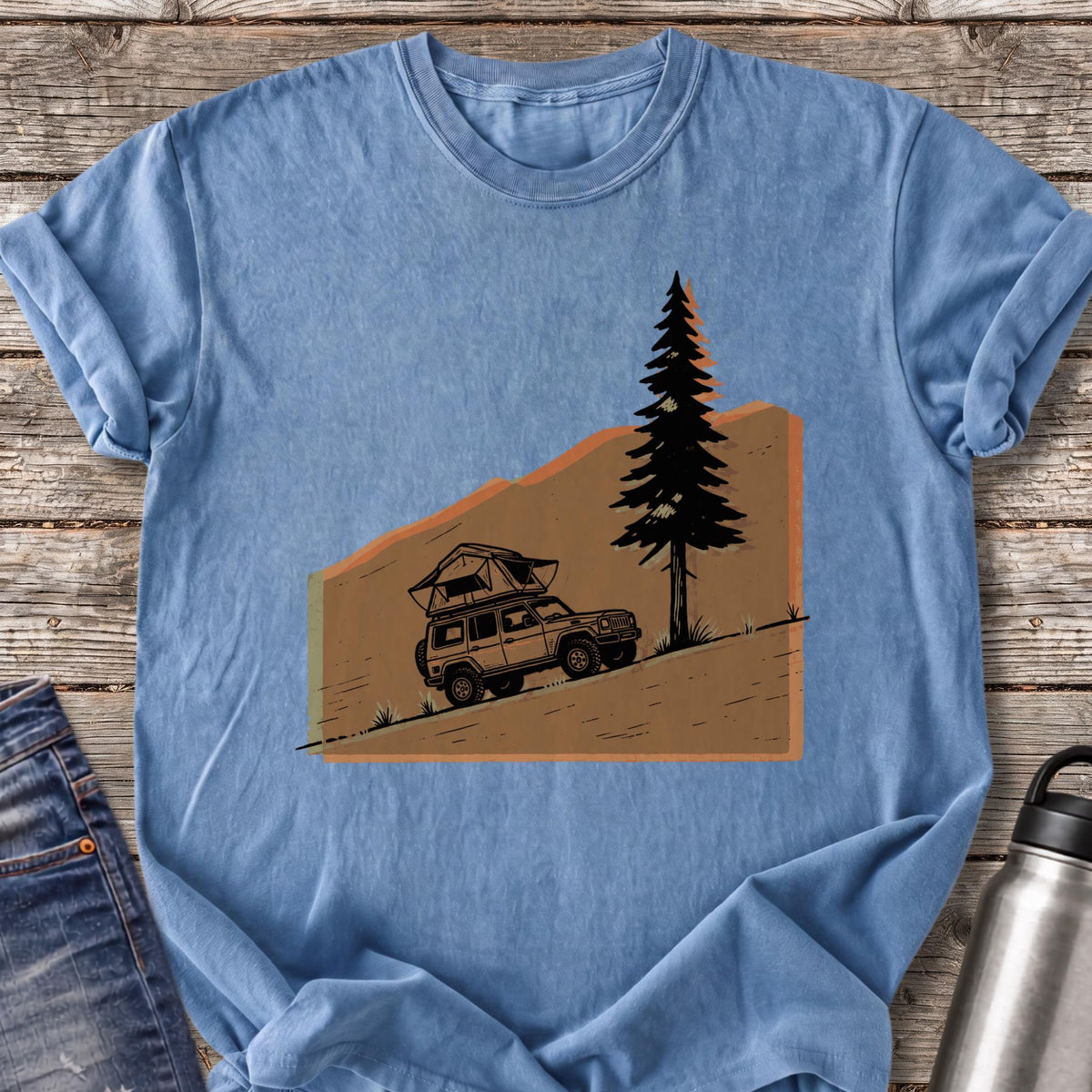 Lone Pine Canyon T-Shirt — Blue Jean