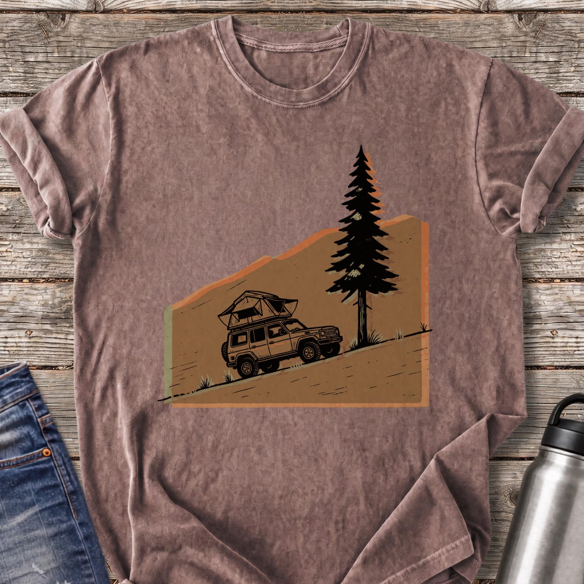 Lone Pine Canyon T-Shirt — Espresso