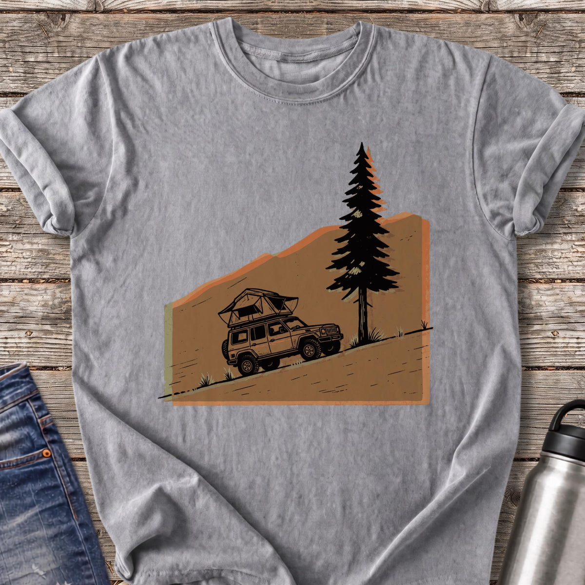 Lone Pine Canyon T-Shirt — Grey