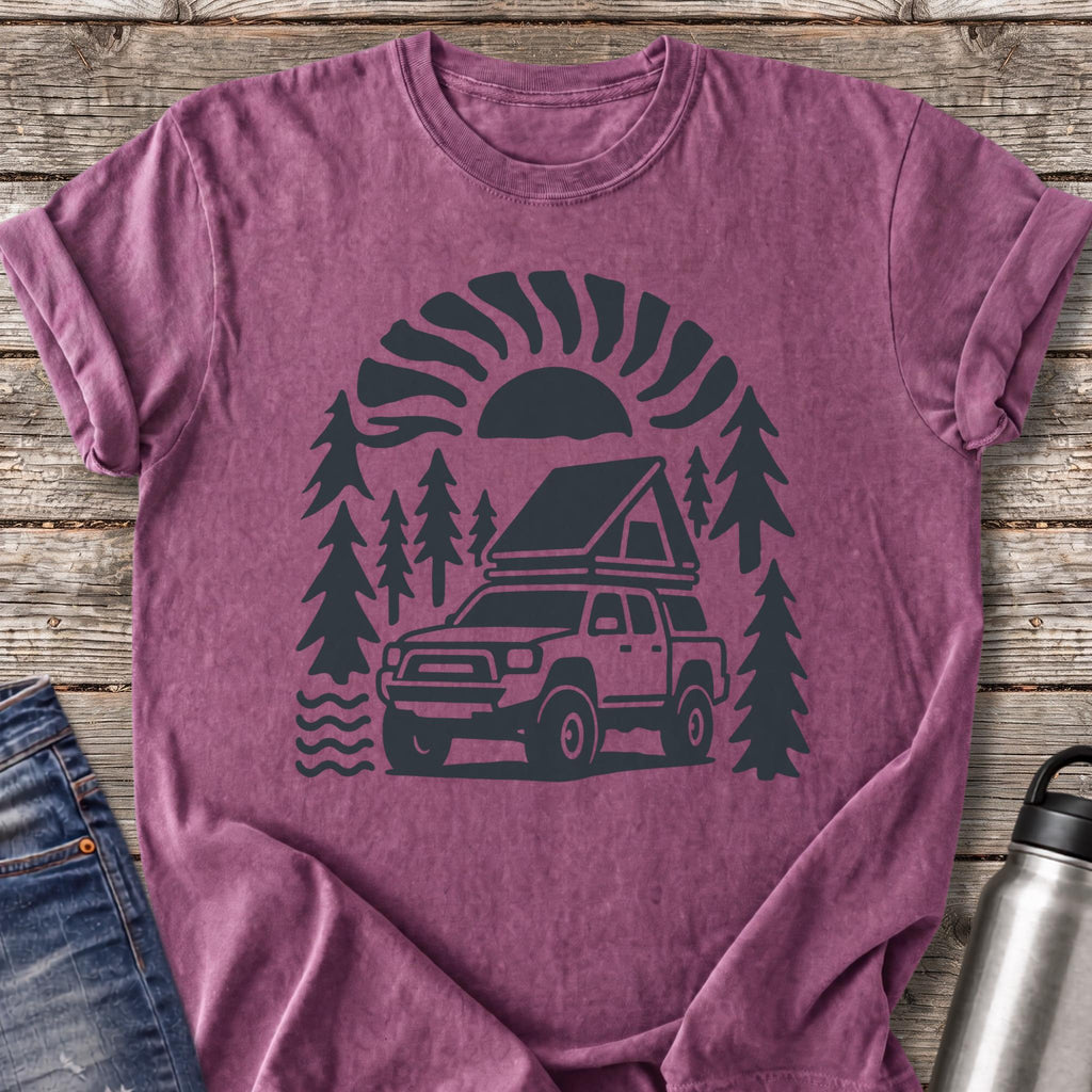 Sunrise Rig T-Shirt — Berry