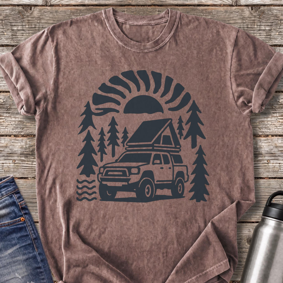 Sunrise Rig T-Shirt — Espresso