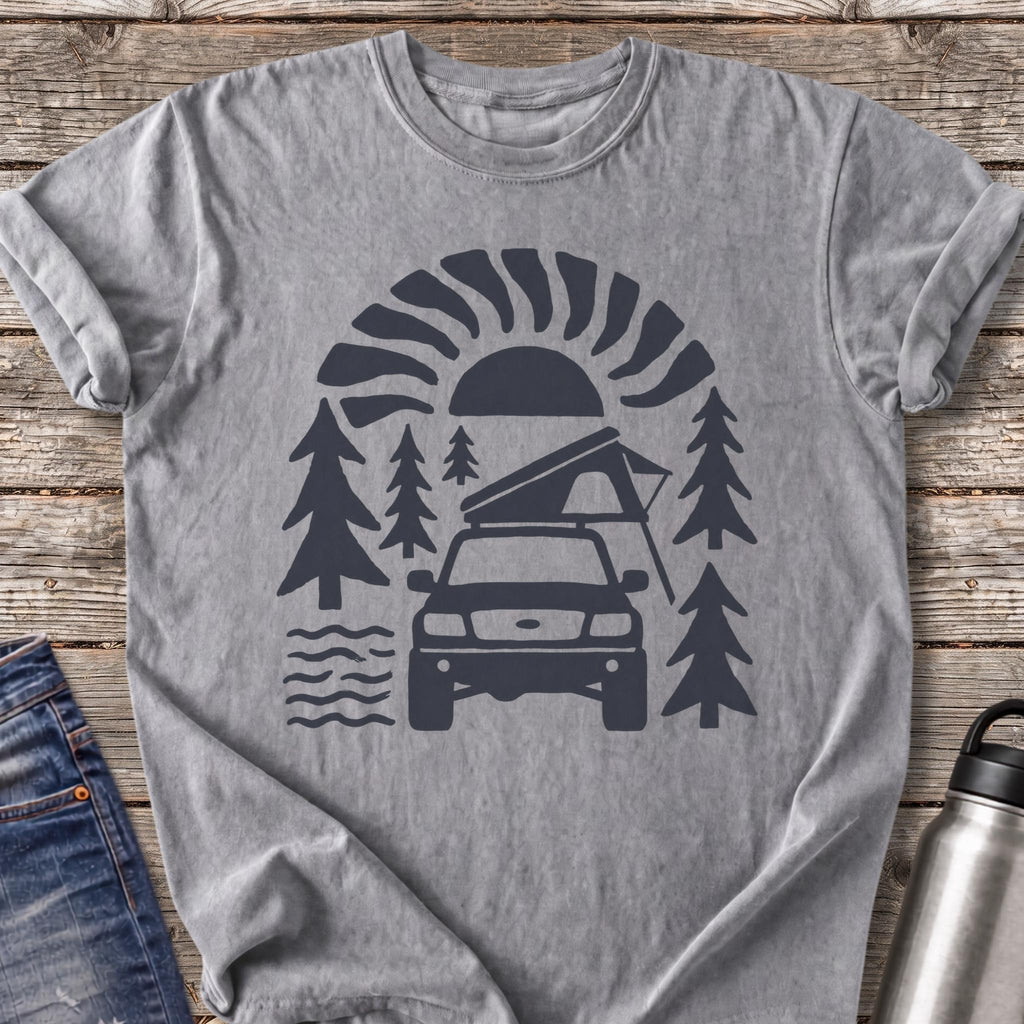 Camp at First Light T-Shirt — Grey