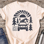 Camp at First Light T-Shirt — Ivory