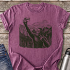 Sasquatch Selfie T-Shirt — Berry