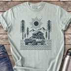 Rooftop Tent Sunrise T-Shirt — Bay