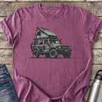 Rooftop Basecamp T-Shirt — Berry