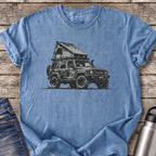 Rooftop Basecamp T-Shirt — Blue Jean