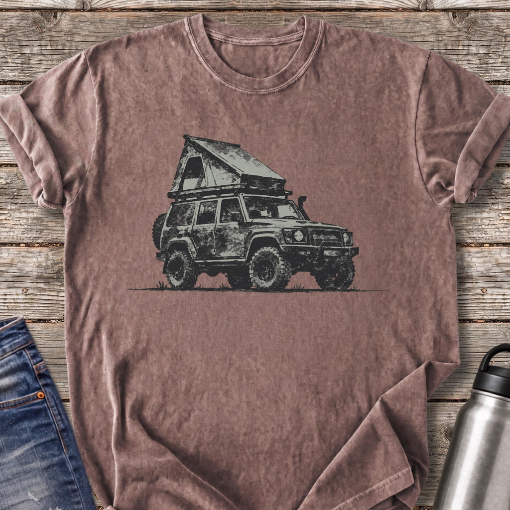 Rooftop Basecamp T-Shirt — Espresso