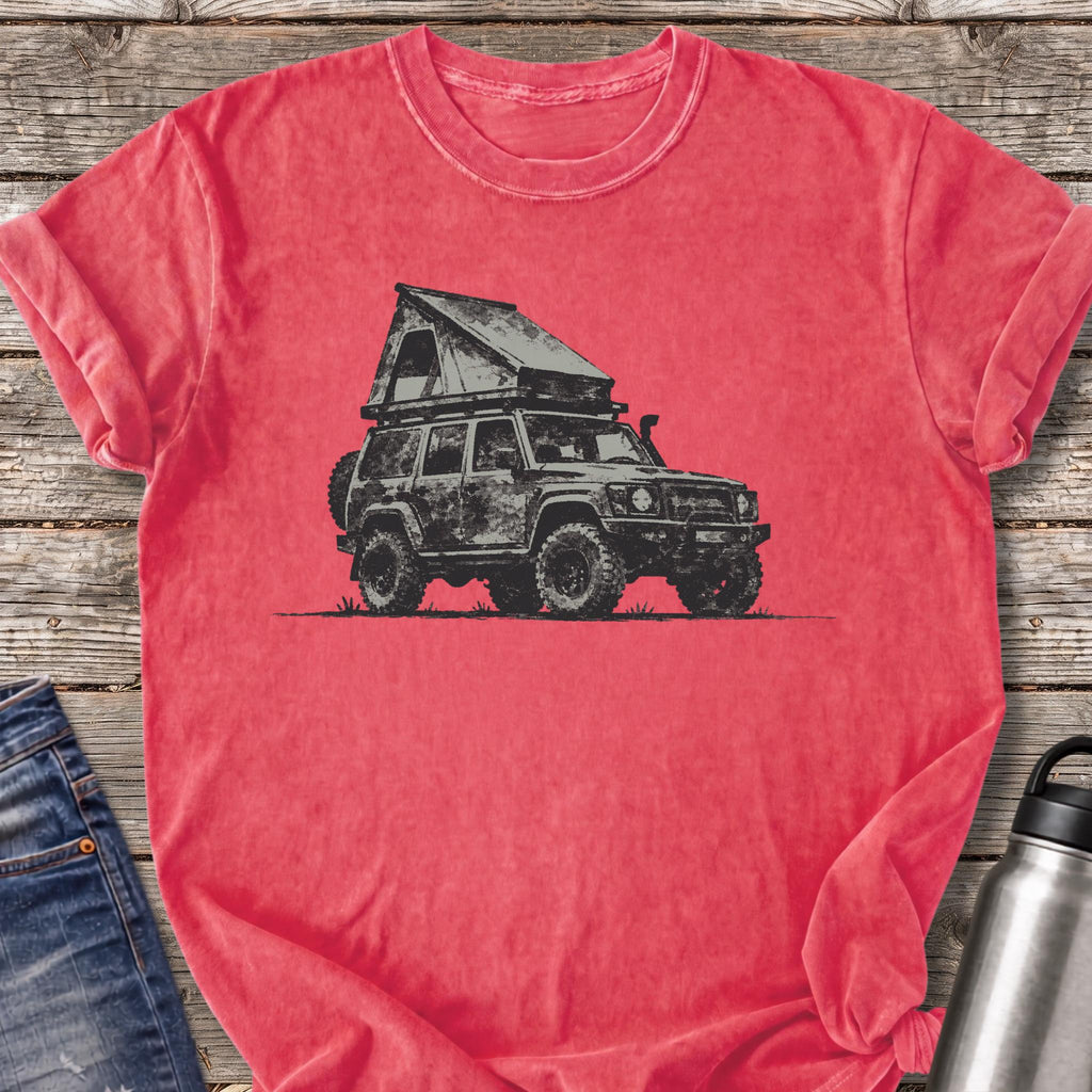 Rooftop Basecamp T-Shirt — Watermelon