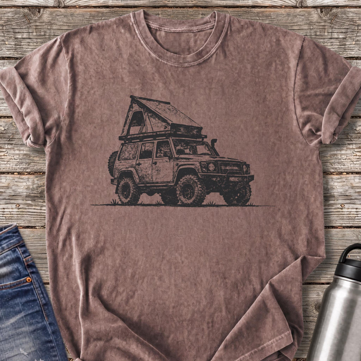 Basecamp on Wheels T-Shirt — Espresso
