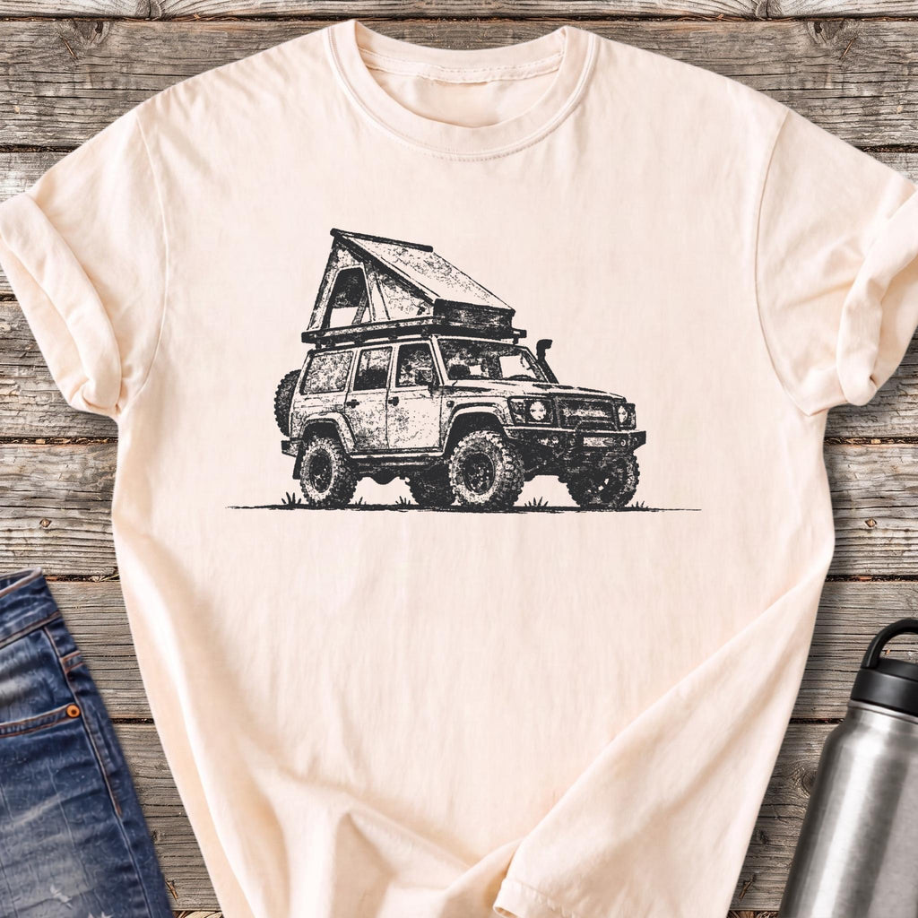 Basecamp on Wheels T-Shirt — Ivory