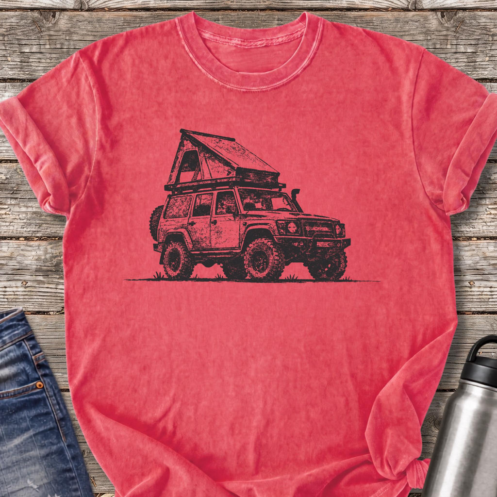 Basecamp on Wheels T-Shirt — Watermelon
