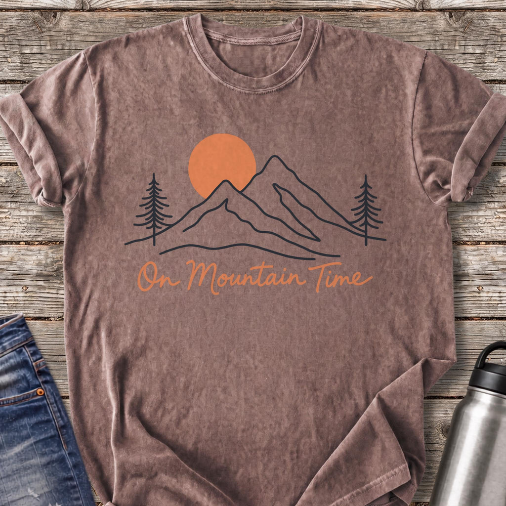On Mountain Time T-Shirt — Espresso