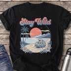 Stay Wild by the Sea T-Shirt — Black