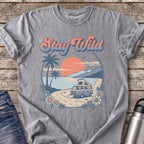 Stay Wild by the Sea T-Shirt — Grey
