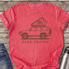 Road Trippin in the Wagon T-Shirt — Watermelon