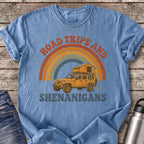 Road Trips and Shenanigans T-Shirt — Blue Jean