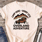 Camp More Worry Less T-Shirt — Ivory