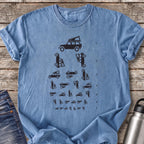 Overland Eye Exam T-Shirt — Blue Jean