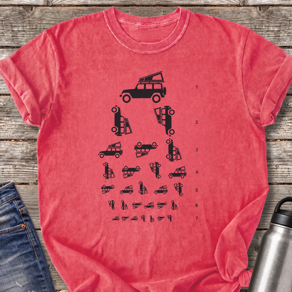 Overland Eye Exam T-Shirt — Watermelon