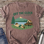 Off the Clock on Purpose T-Shirt — Espresso