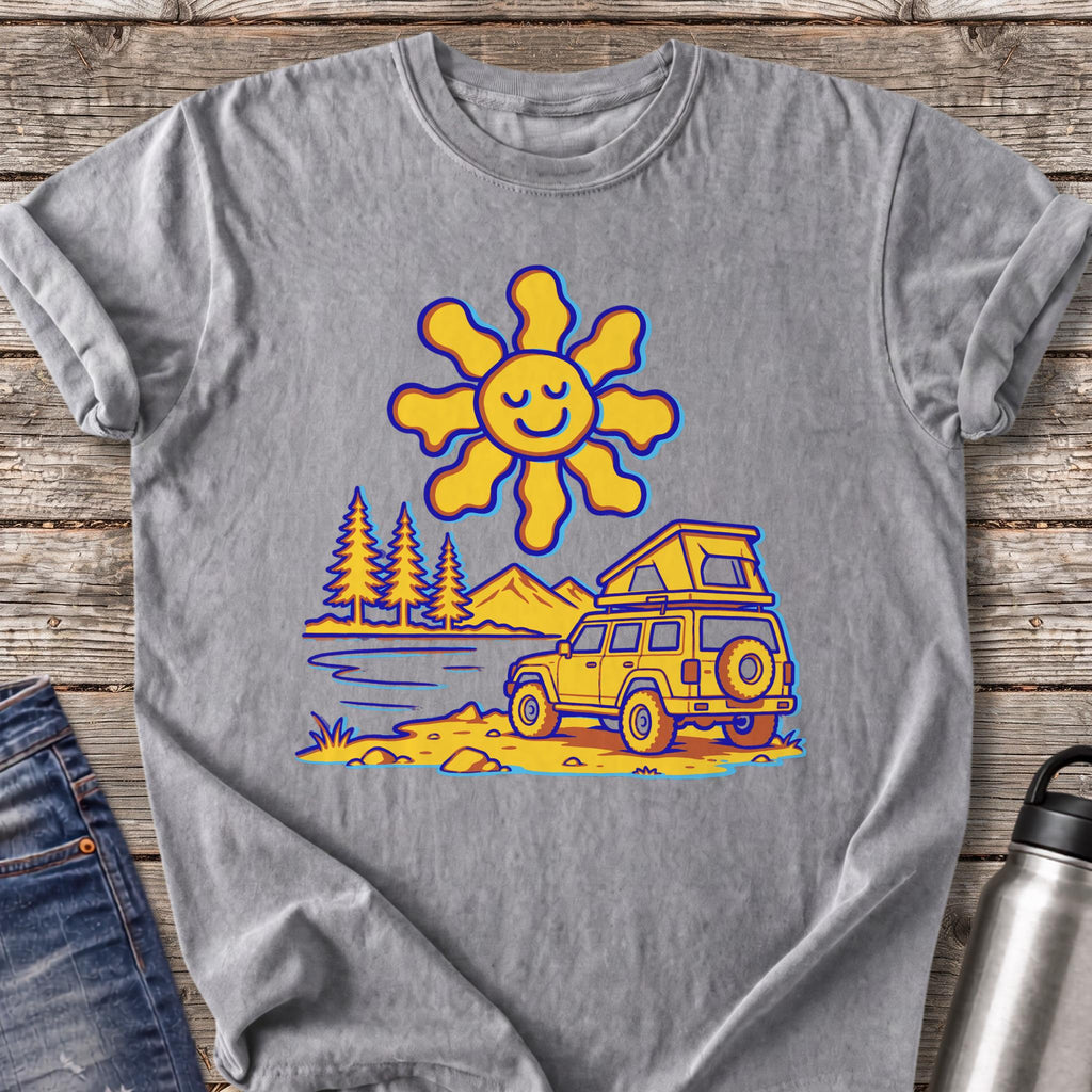 Sunny Side of the Lake T-Shirt — Grey
