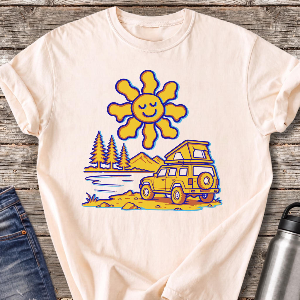 Sunny Side of the Lake T-Shirt — Ivory