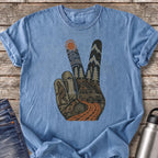 Peace and Bigfoot T-Shirt — Blue Jean
