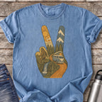 Pop Top Peace T-Shirt — Blue Jean