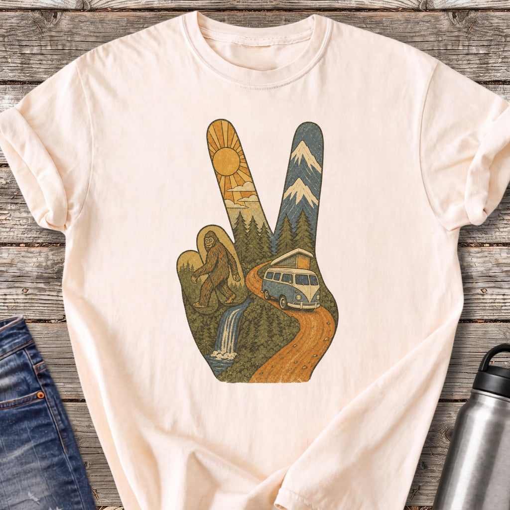 Pop Top Peace T-Shirt — Ivory