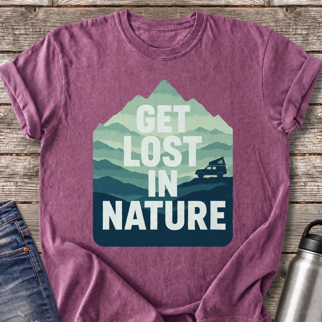 Get Lost in Nature T-Shirt — Berry
