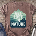 Get Lost in Nature T-Shirt — Espresso