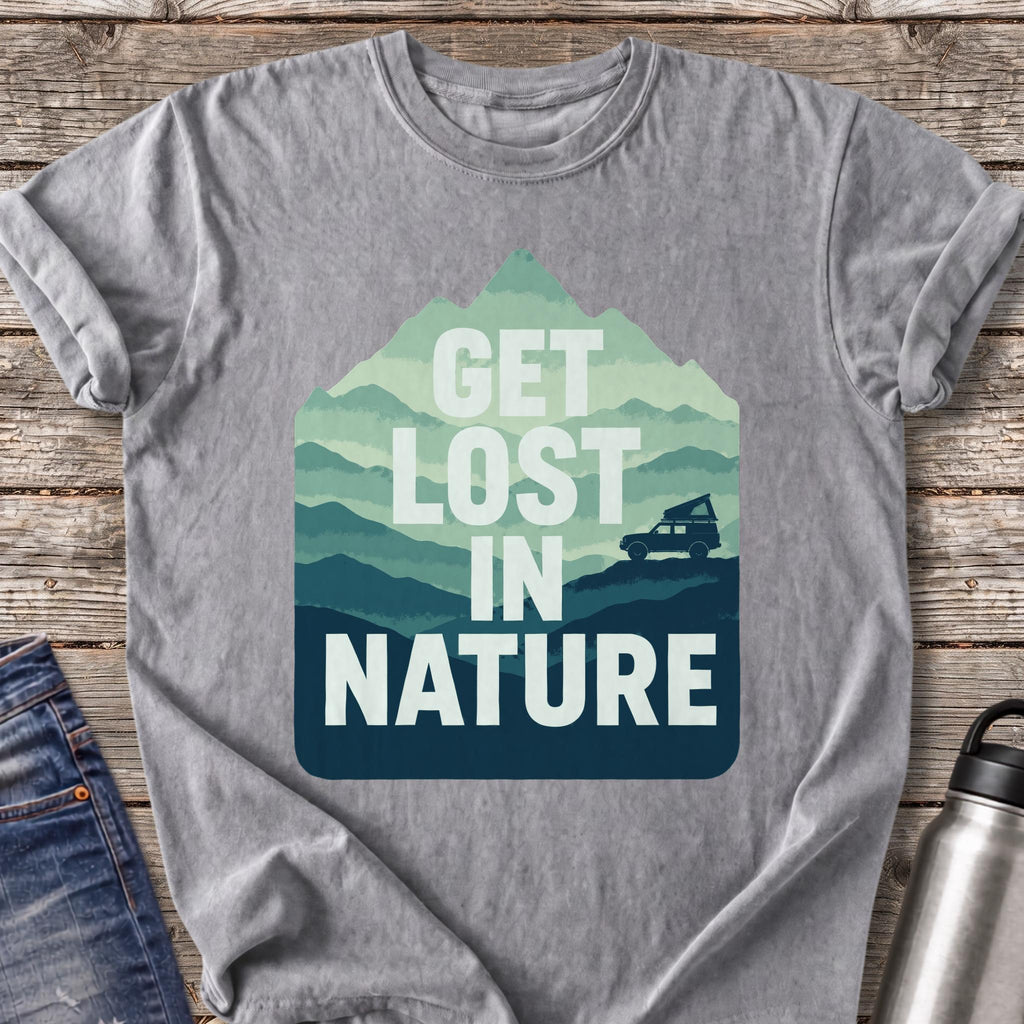 Get Lost in Nature T-Shirt — Grey