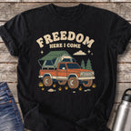 Freedom Here I Come T-Shirt — Black