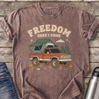 Freedom Here I Come T-Shirt — Espresso