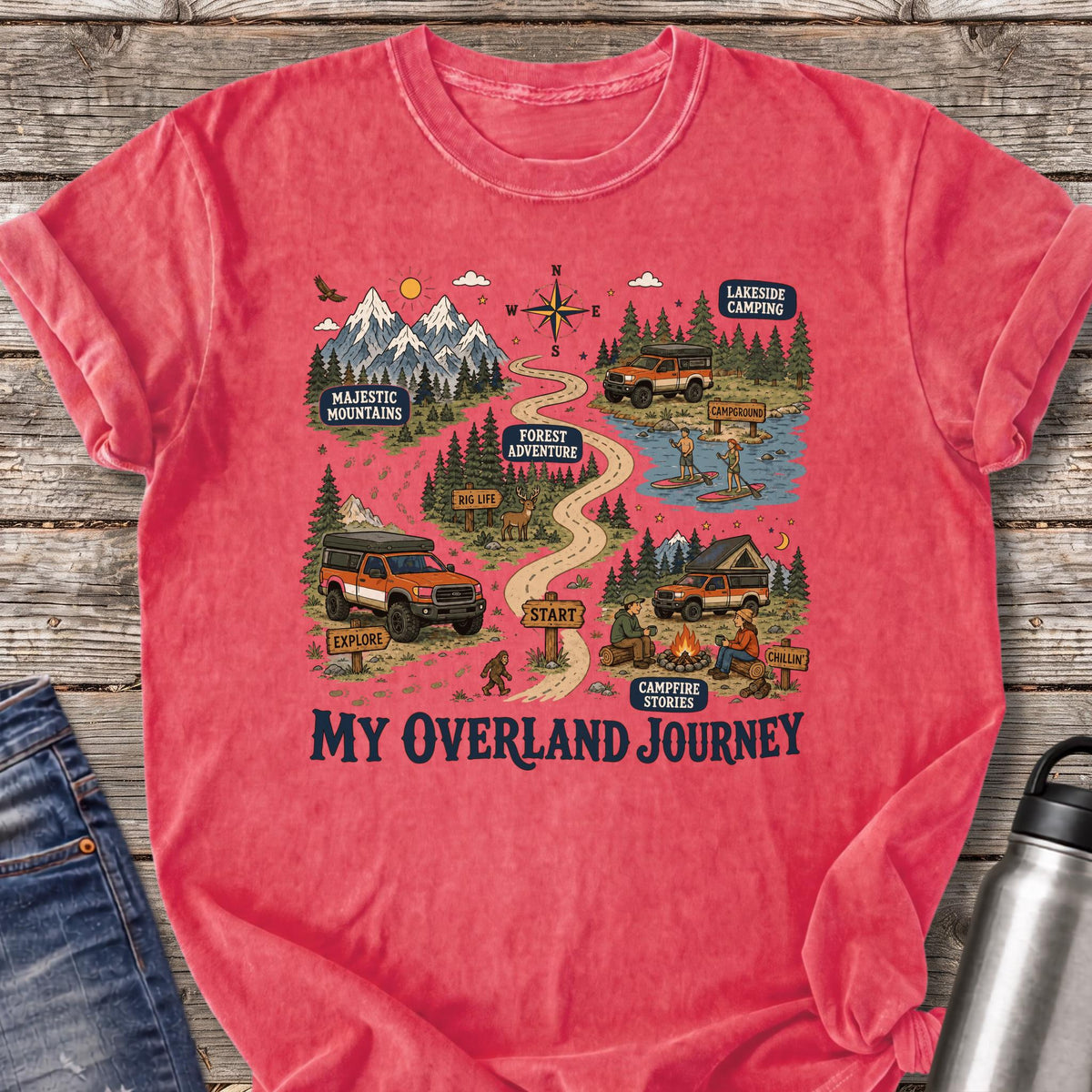 My Overland Journey T-Shirt — Watermelon