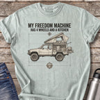 Freedom Machine Has 4 Wheels and a Kitchen T-Shirt — Bay