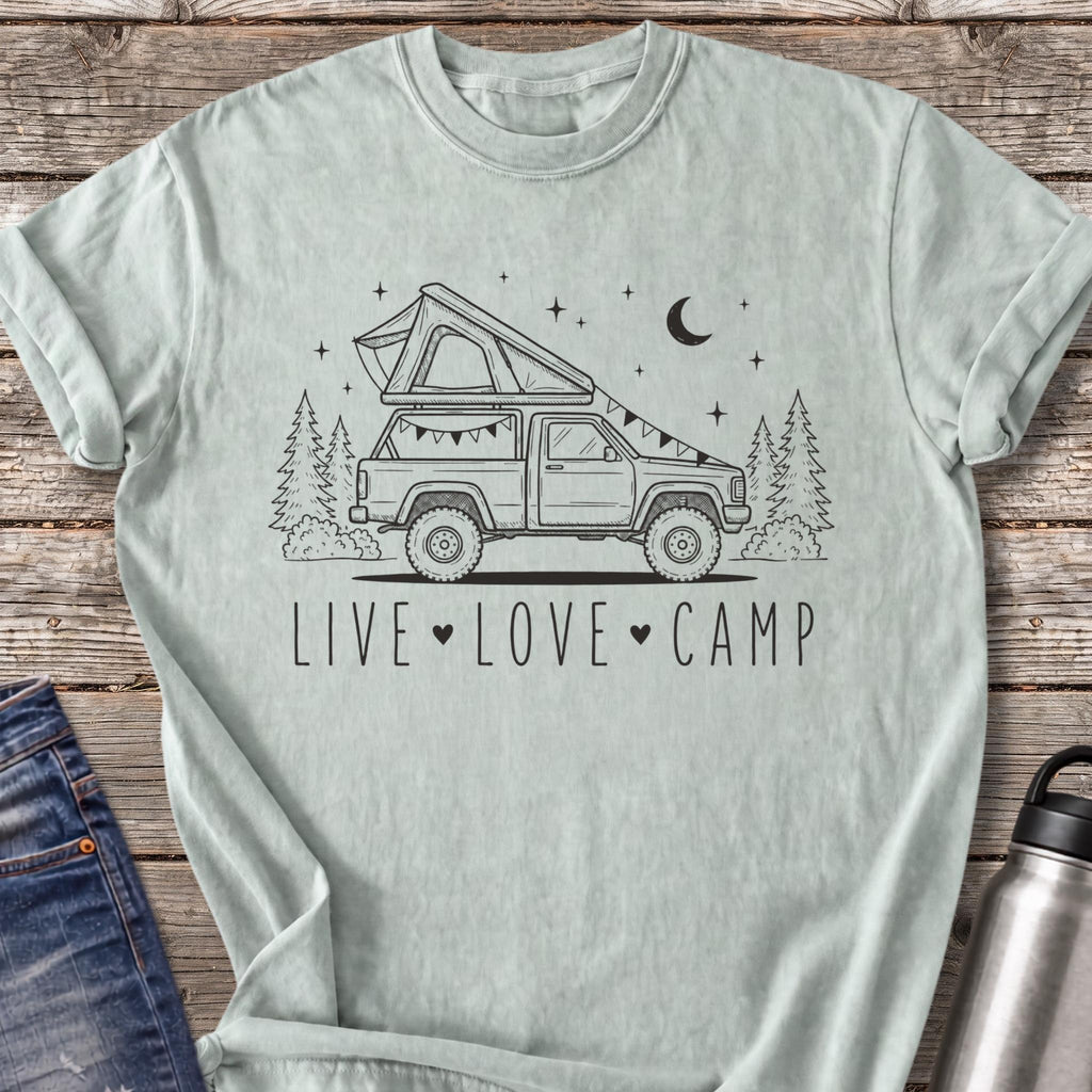 Live Love Camp T-Shirt — Bay