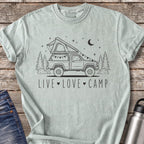 Live Love Camp T-Shirt — Bay