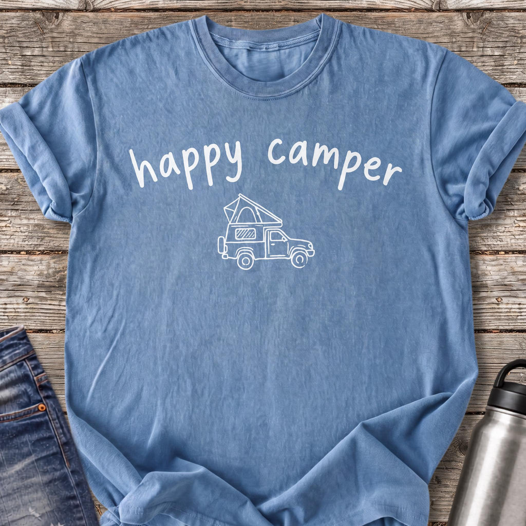 Happy Camper T-Shirt — Blue Jean