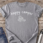 Happy Camper T-Shirt — Grey