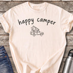 Happy Camper T-Shirt — Ivory