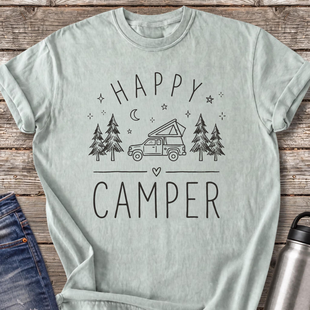 Happy Camper T-Shirt — Bay