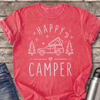 Happy Camper by Moonlight T-Shirt — Watermelon