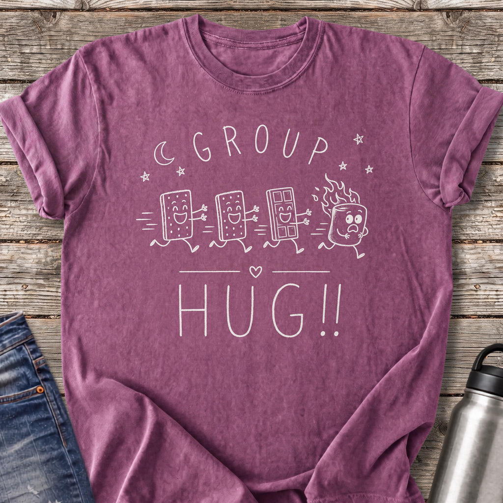 Group Hug T-Shirt — Berry