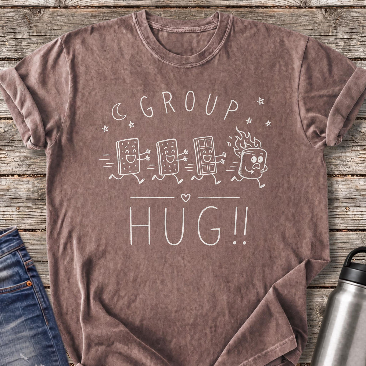 Group Hug T-Shirt — Espresso