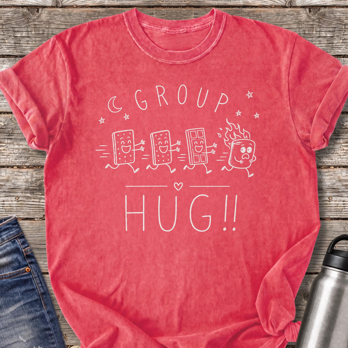 Group Hug T-Shirt — Watermelon